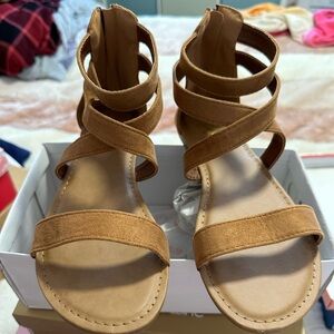 Tan sandals